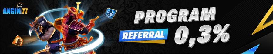 referral program angin77 up to 1%